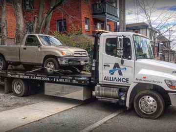 flat bed tow truck ottawa by alliance 