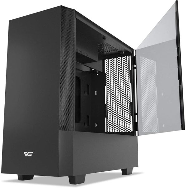 darkFlash V22 Black Mid Tower Computer Case ATX Micro ATX ...