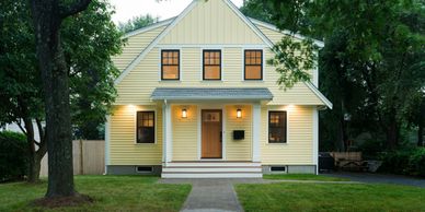 89 Rhinecliff-Contemporary Cape-Clapboard-Batten & Board-Steep Pitched Roof-Cottage Style Windows