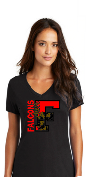 FALCON CHEER BLING TEE  GRAPHIC DESIGN, CUSTOM ARTWORK AND APPAREL