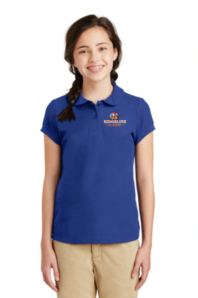 Girls royal cheap blue shirt