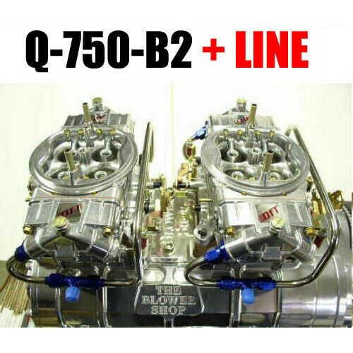 Quick Fuel 750 Cfm Blower Supercharger Carburetors Clear Q750B2 With