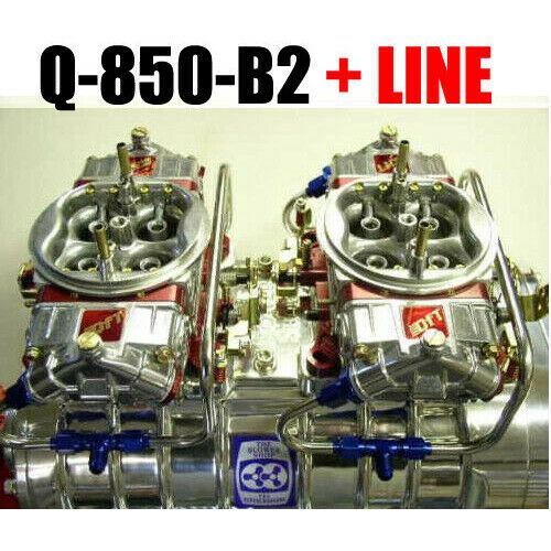Quick Fuel 850 Cfm Blower Supercharger Carburetors Q850B2 With Lines