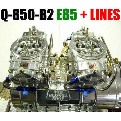 Quick Fuel 850 Cfm Blower Supercharger Carburetors Clear E85 Q850B2