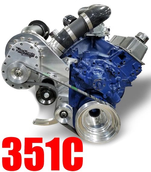 Ford 351 Cleveland Torqstorm Supercharger Billet System