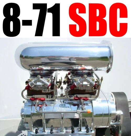 871 Blower Small Block Chevy Supercharger The Blower Shop Polished 2V