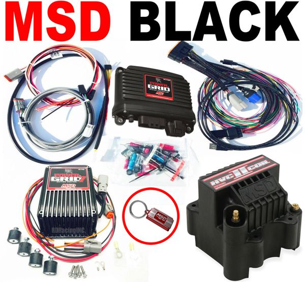 MSD Power Grid Ignition Black 77303 Control 7720 Ignition 82613 Coil