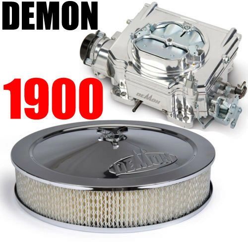 Street Demon 625 Carburetor Aluminum Finish 1900 With Air Cleaner
