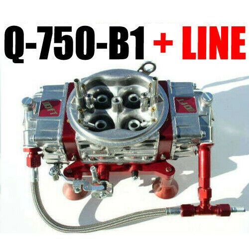 Quick Fuel 750 Cfm Supercharger Blower Carburetor Q750B1 With Line