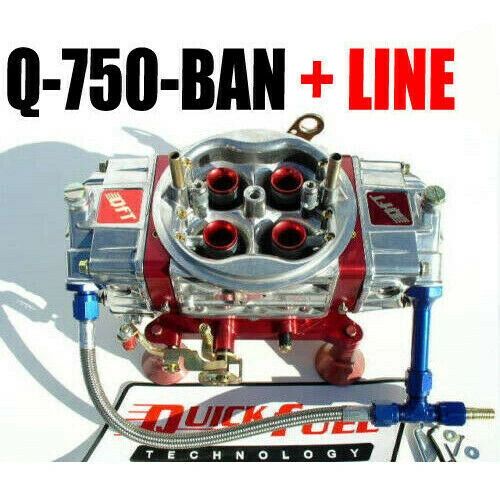 Quick Fuel 750 Cfm Blow Through Carburetor Q750BAN With Line