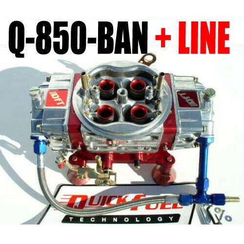 Quick Fuel 850 Cfm Blow Through Carburetor Q850BAN With Line