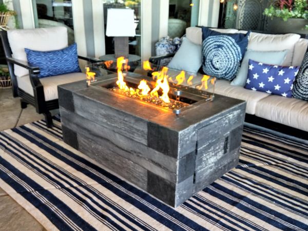 Rustic Elegance Fire Tables Fire Pits Patio Furniture Rustic