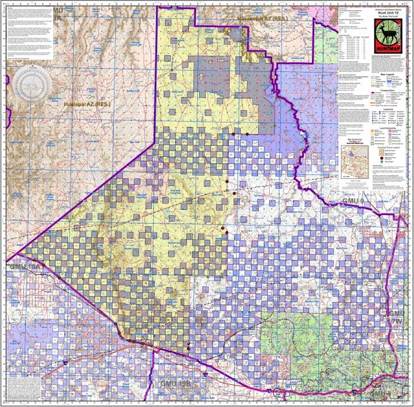 Arizona HuntMap GMU 10