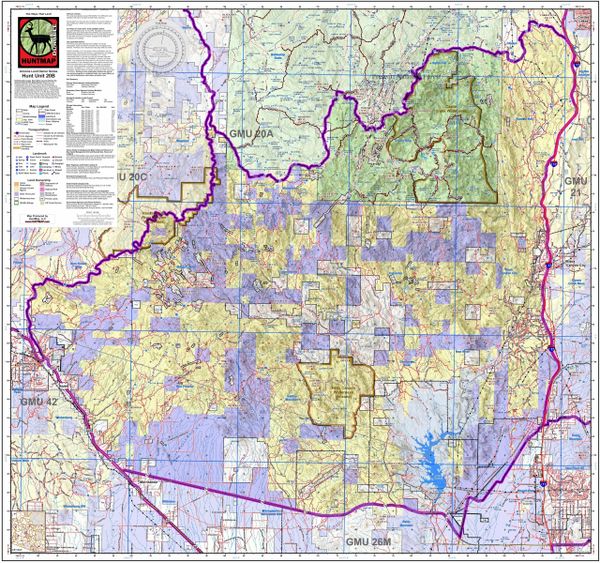 Arizona HuntMap GMU 20B