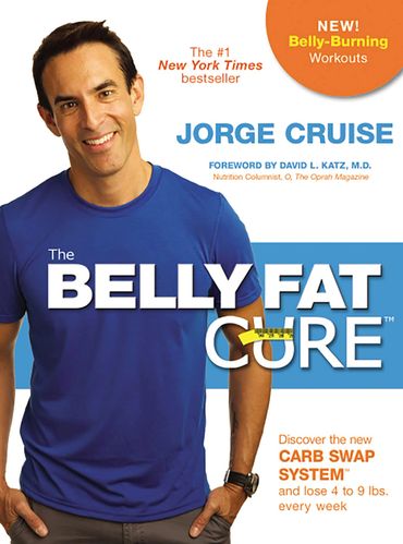 THE BELLY FAT CURE by Jorge Cruise, edited by Shannon Littrell, book cover