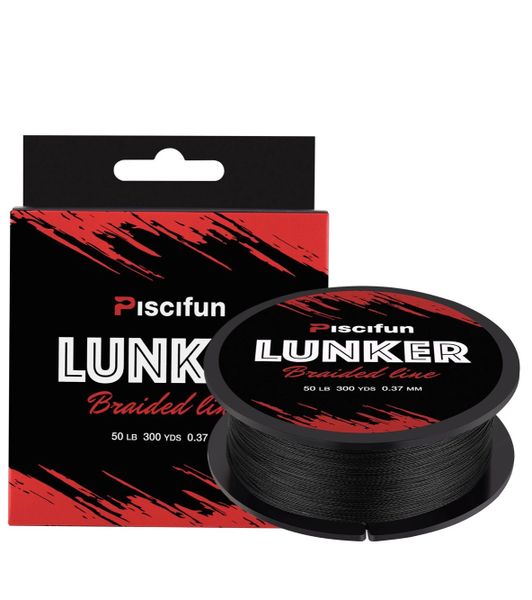 Piscifun® Lunker Braided Fishing Line 300Yds/274M 4 Strands
