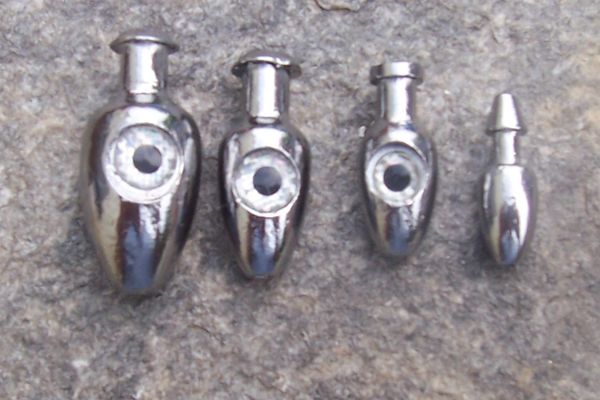 Chrome Fishing Lure Heads-Trolling Lure Heads-MADE IN USA