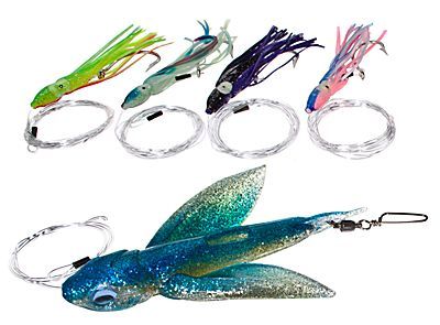 Yummee Delta Wing Flying Fish Inline Bird Fishing Lure Kits-MADE IN USA!
