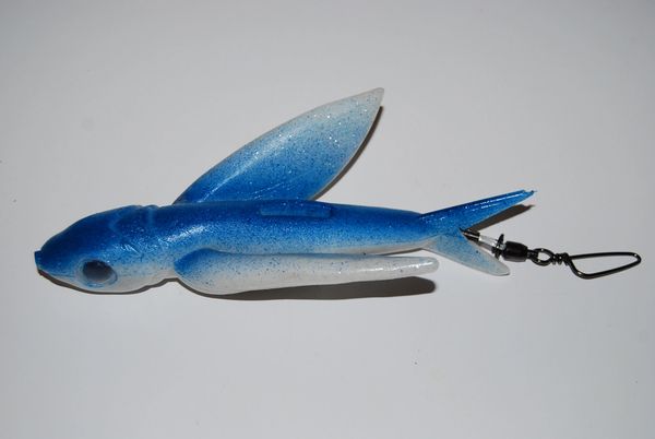 FLAMEEN Flying Fish Lure, Portable Stainless Steel Yummy Tuna