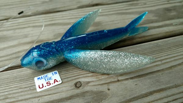 Carolina Lure Blue Crystal Yummee Flying Fish 1pk - Capt. Harry's – Capt.  Harry's Fishing Supply