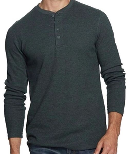 Weatherproof Vintage Waffle Knit Henley Shirt