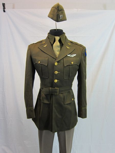WWII USAAF Complete 5th Air Corps Officers Dress Uniform, Captain -ORIGINAL - SOLD