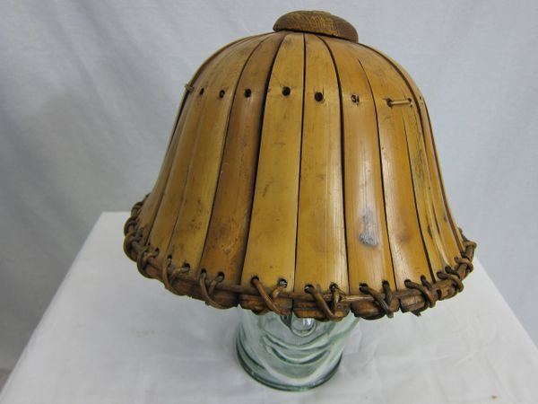 WWII Japanese Bamboo "Sun" Helmet - ORIGINAL RARE -SOLD