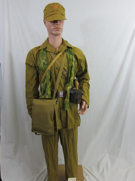 Vietnam War - North Vietnam Army Officer Uniform Group - ORIGINAL - SOLD