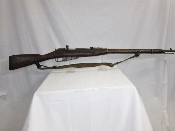 WWII USSR Russian Model 1891 Mosin-Nagant Rifle, like used by Russian Snipers, Demilled Non-Firing - ORIGINAL