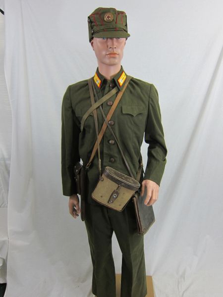 Korean War - North Korean Army Officer's Uniform Group - ORIGINAL RARE -