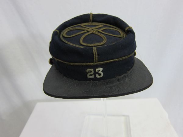 American Indian War - U.S. Army, NY 23rd Infantry Regiment Officer's Kepi - ORIGINAL RARE -