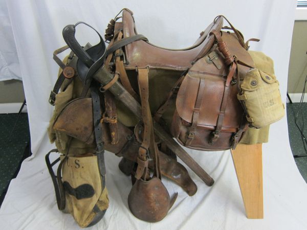 WWI - U.S. Army McClellan Saddle Grouping, Complete with all the Gear - ORIGINAL -SOLD