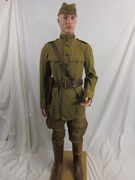 WWI - U.S. Tank Corps Officer's Uniform Grouping - ORIGINAL RARE - SOLD