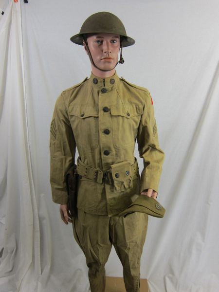 WWI - U.S. Tank Corps Sergeant's Uniform Grouping - ORIGINAL RARE - SOLD