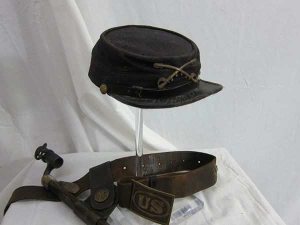 American Indian War - U.S. Army, Model 1872 Kepi. Cavalry - ORIGINAL - SOLD