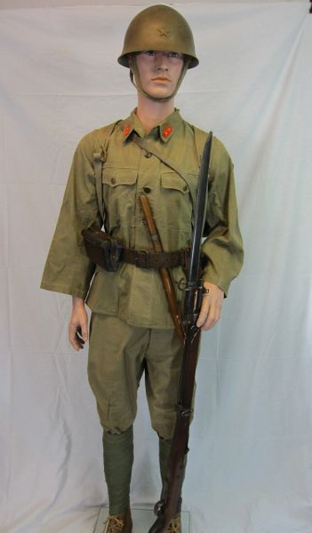 WWII Japanese Soldiers Complete Tropical Battle Uniform Group -ORIGINAL RARE -SOLD