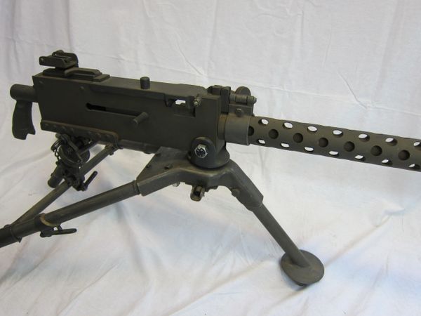 WWII U.S. Browning 1919A4 .30 Caliber Machine gun, Demilled, Non-Firing - ORIGINAL -SOLD