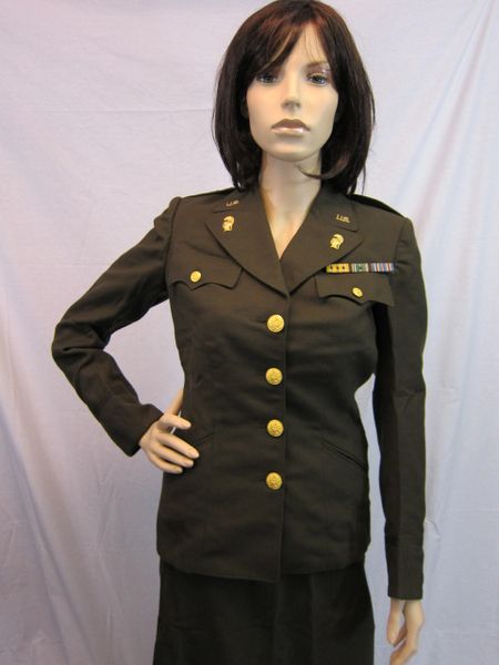 WWII US WAAC Female Officer 1st Lieutenant Dress Uniform - ORIGINAL -SOLD