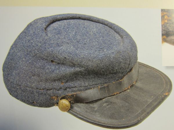 Civil War - Confederate Enlisted Man's "Richmond Depot" Kepi, One of only three Richmond Depot Kepi's Known to exist. - ORIGINAL VERY RARE - SOLD -