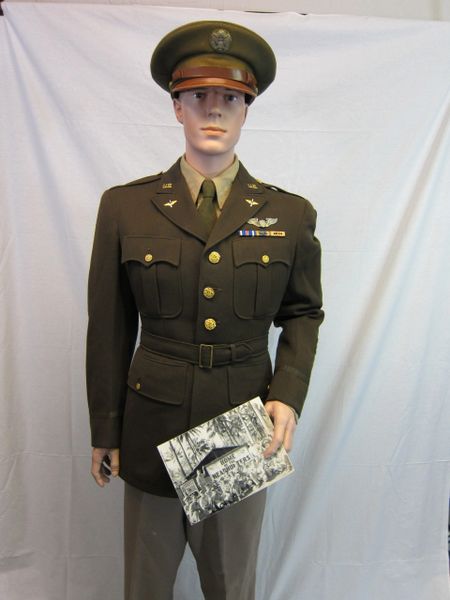 WWII Uniform of Lt. Vernon C. Jenner, Flew over 50 Combat Missions as a P-38 Fighter Pilot - ORIGINAL -