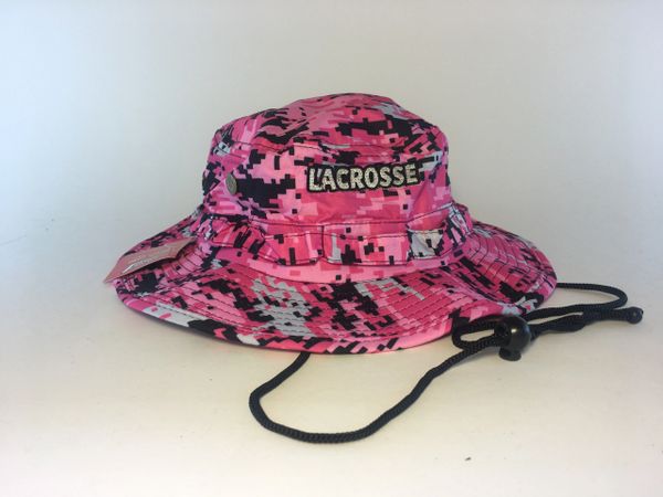 Pink Lacrosse Digital Camo Bucket Hat