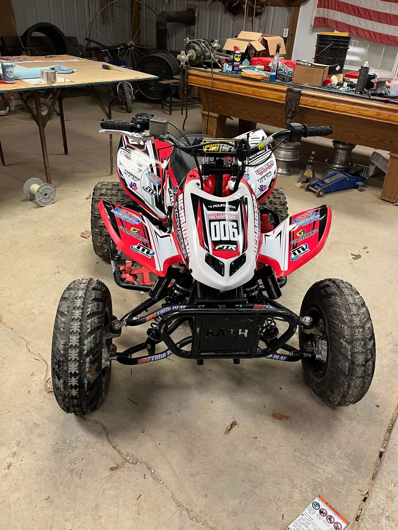 Honda TRX 90 XC DACS ATV suspension, ATV A arms, ATV swing arm, ATV