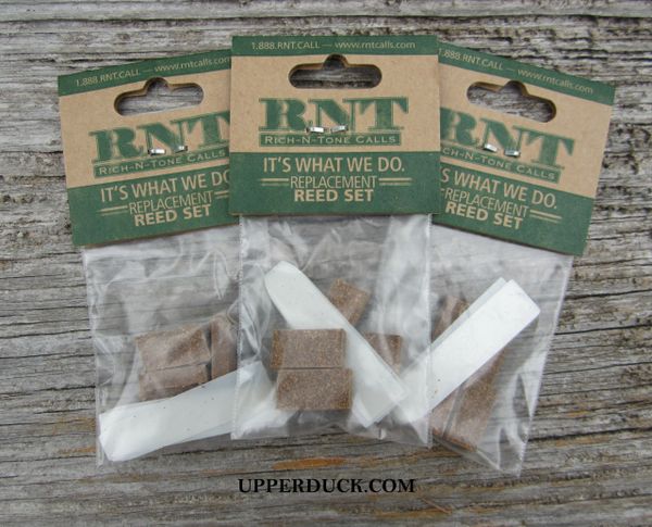 RNT RICH-N-TONE DAISY CUTTER DIABLO DUCK CALL REED & CORK TUNING REPLACEMENT SET 
