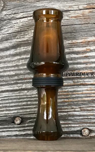 MOSSY MALLARD JJ LARES T1 TIMBER SMALL BORE ACRYLIC DUCK CALL BEER BOTTLE 