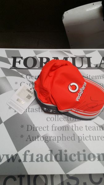 mclaren signed cap