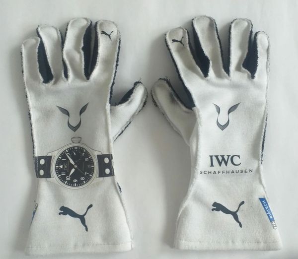 Lewis hamilton cheap signed gloves