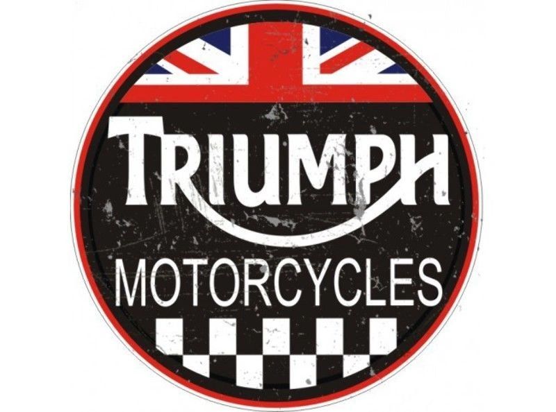 TRIUMPH MOTORCYCLES 560 MM ROUND SIGN
