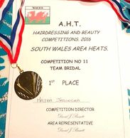 AHT Hairdressing and beauty competition 2016
Award winning Hairdresser 2016
GOLD WINNER MEDALIST IN 