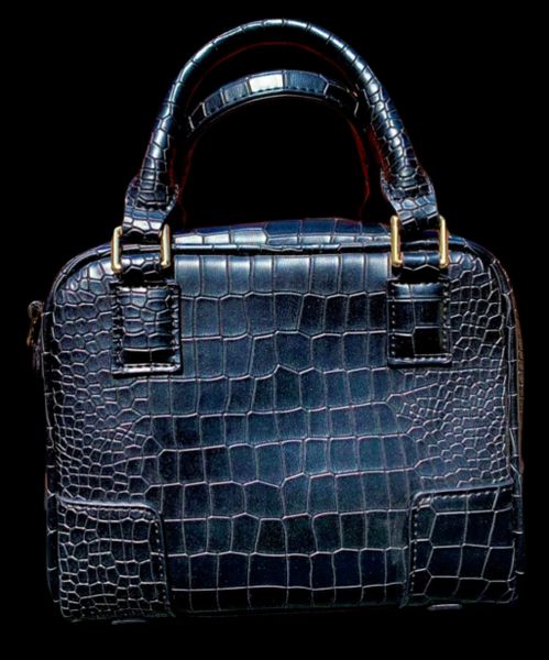 Vegan Gator Duffle Purse  The Louis Stewart Collection