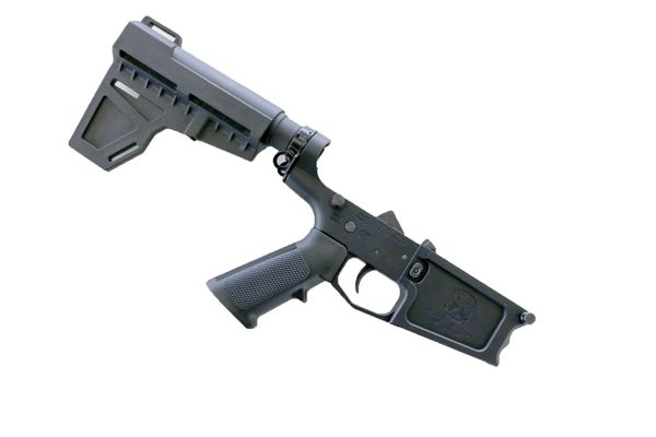 AR-10 Pistol Complete Billet Lower with BLADE STABILIZER